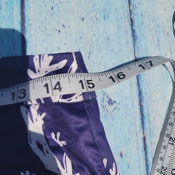 Top It Off Women's Blue White Printed Stretch Mini Skirt Size Small NWT - Picture 11 of 11